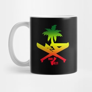 RUN 671 Guam Machete Seal Reggae Mug